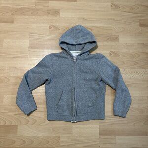 Adam Et Rope Zip Up Gray Kids Heavy Hoodie Size 38 / Small Made In Japan
